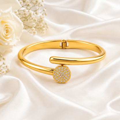 Daisy Armreif- 18k vergoldet
