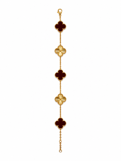 Clover Luxe Armband – 18K vergoldet