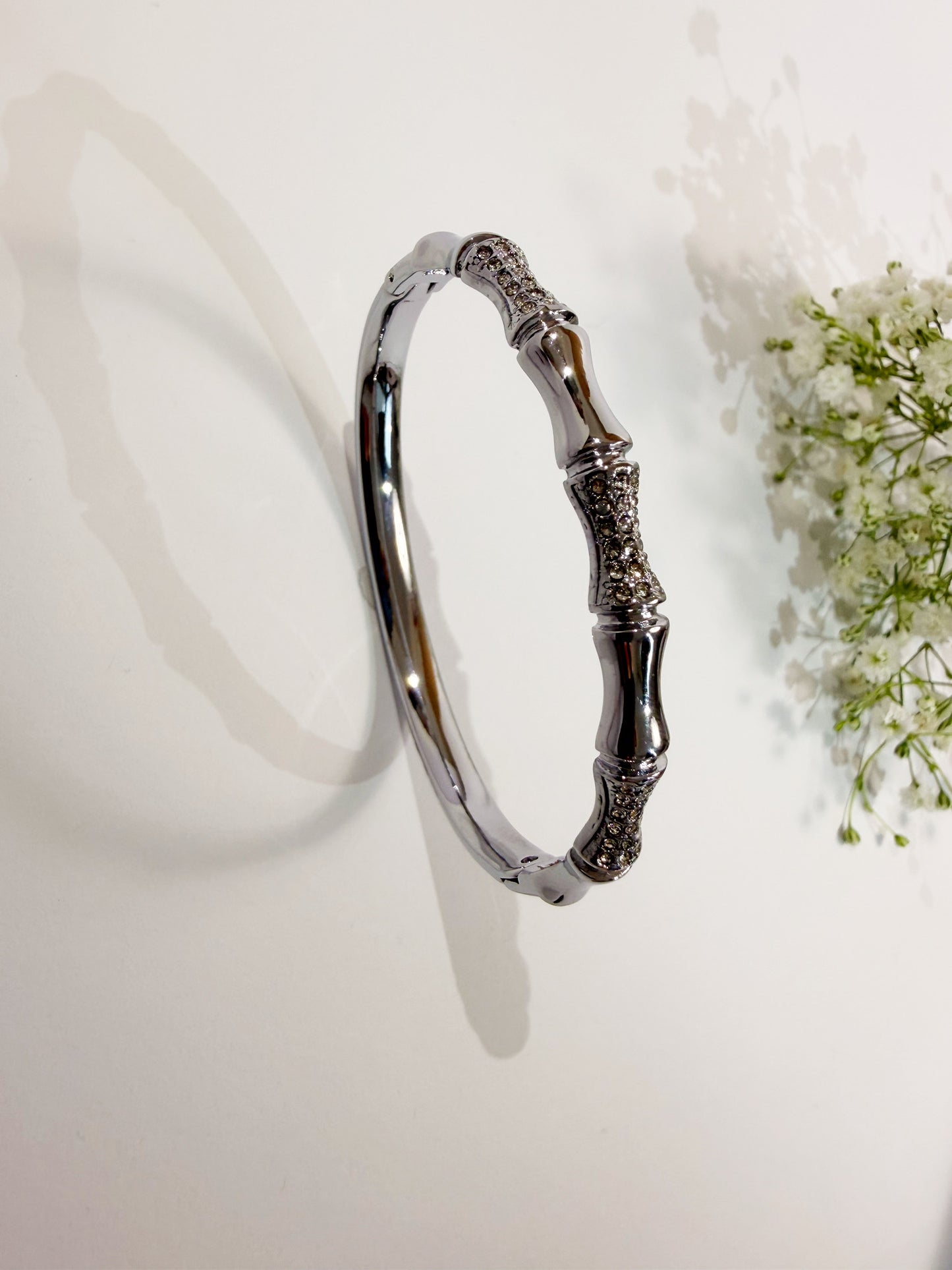 Bambo Armreif 18K vergoldet Detailansicht