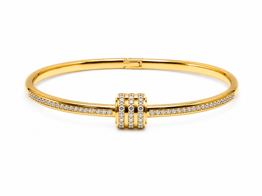 Orchid Armreif- 18k vergoldet