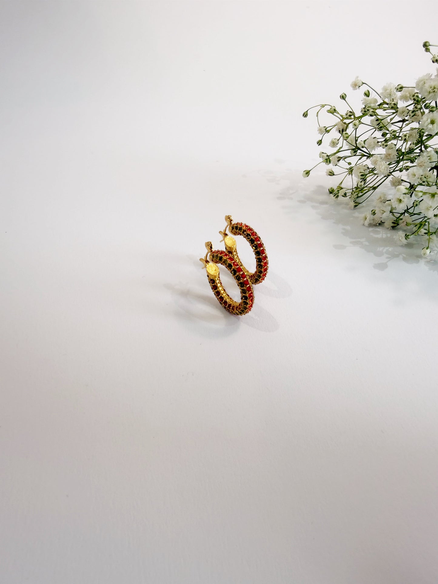 Twinkle Ohrringe 18K vergoldet Detailansicht