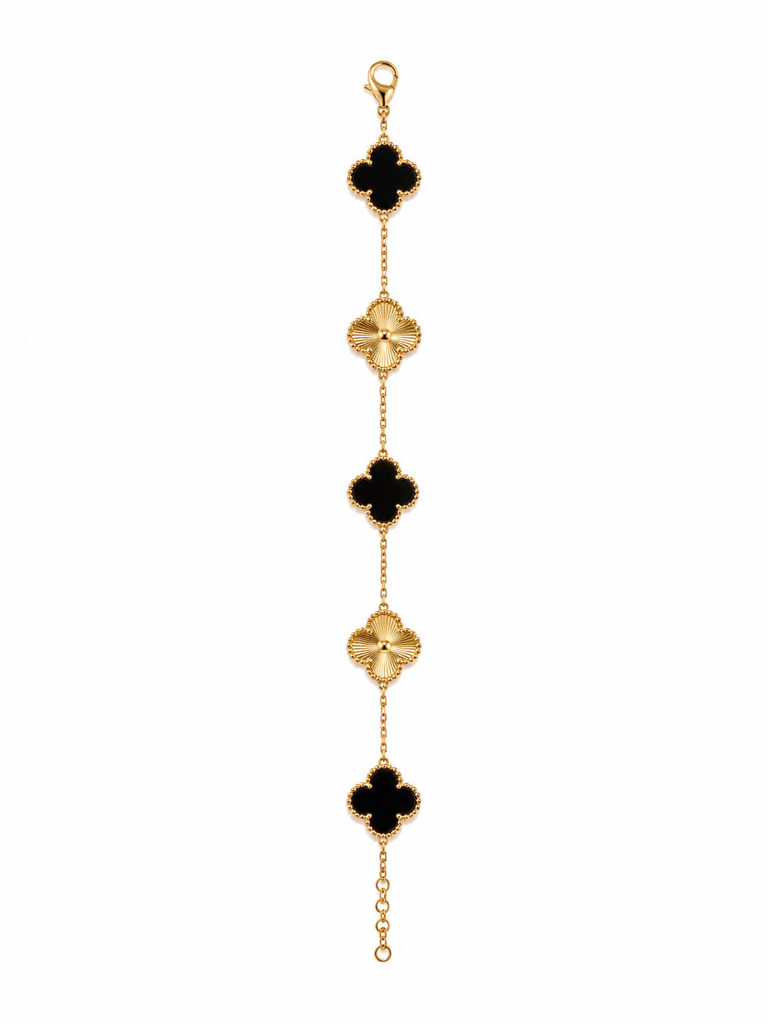 Clover Luxe Armband – 18K vergoldet