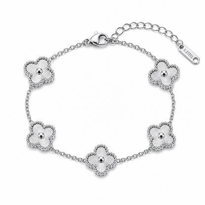 Trèfle Or & Argent Set | 18k vergoldet