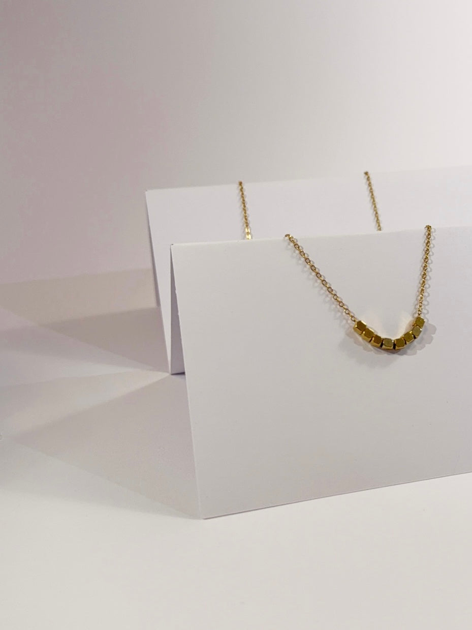 Tiny Kette und Armband Set 18K vergoldet Detailansicht