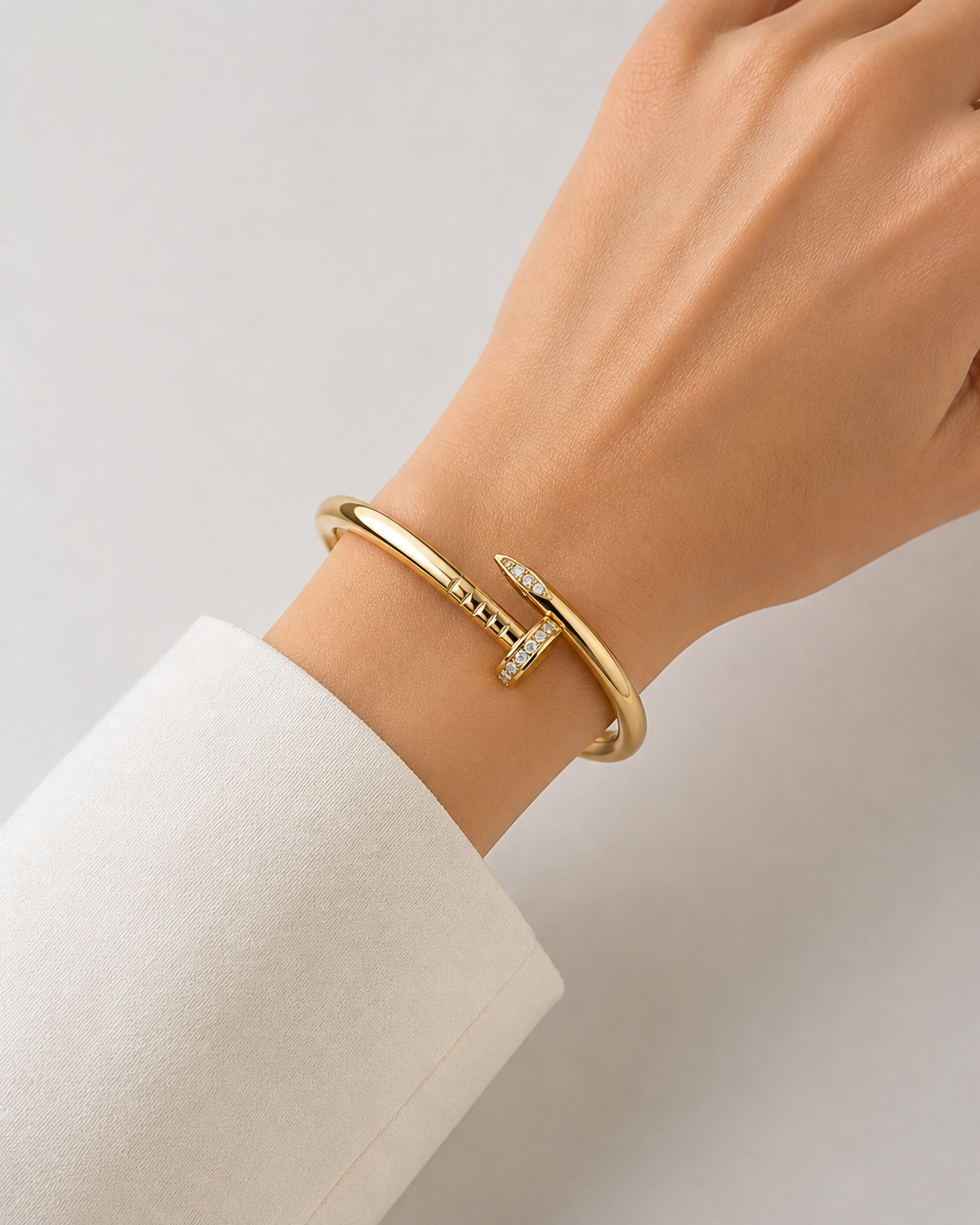 Flora Pure Armreif- 18k vergoldet