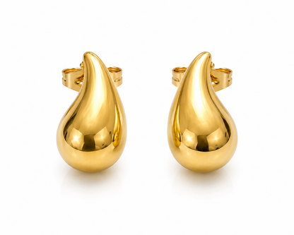 Lumière Drop Earrings – Gold