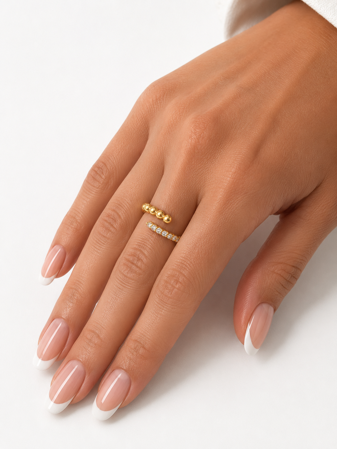 Jasmin Ring – 18K vergoldet mit Zirkonia