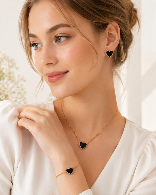 Pansy Set- 18k vergoldet