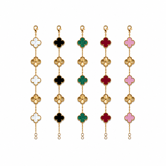 Clover Luxe Armband – 18K vergoldet