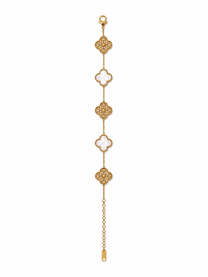 Clover Luxe Armband – 18K vergoldet