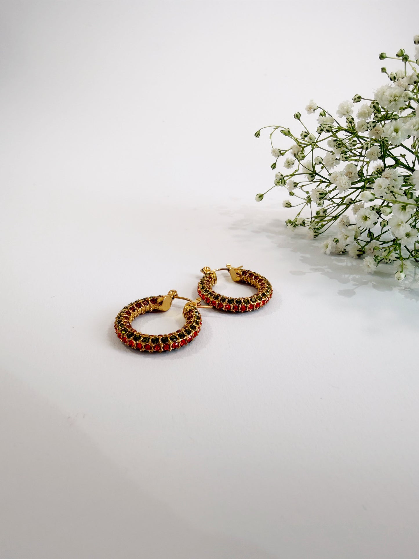 Twinkle Ohrringe 18K vergoldet Frontansicht