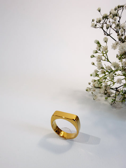 Royal Ring/ 18K vergoldet