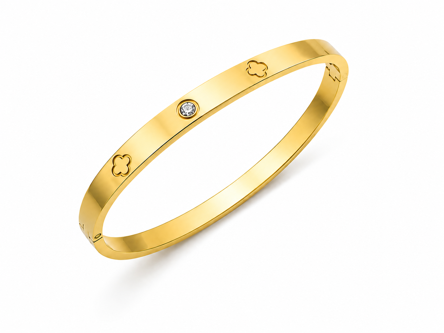 Golden Clover Bracelet Set – 18k vergoldet