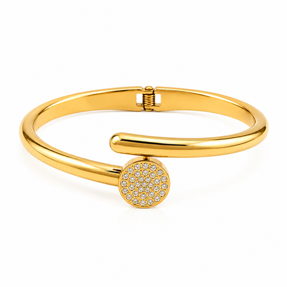 Daisy Armreif- 18k vergoldet