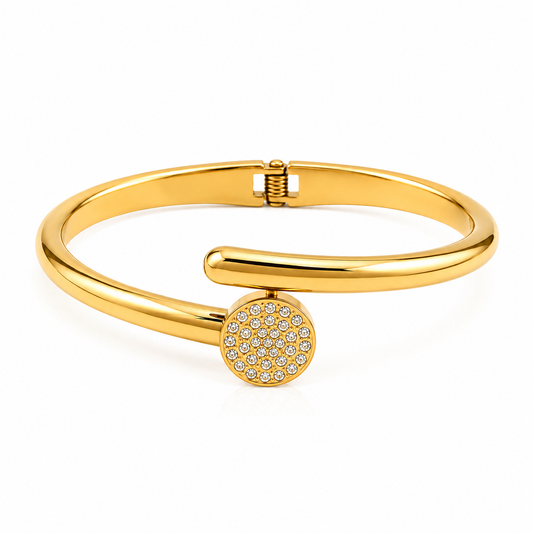 Daisy Armreif- 18k vergoldet