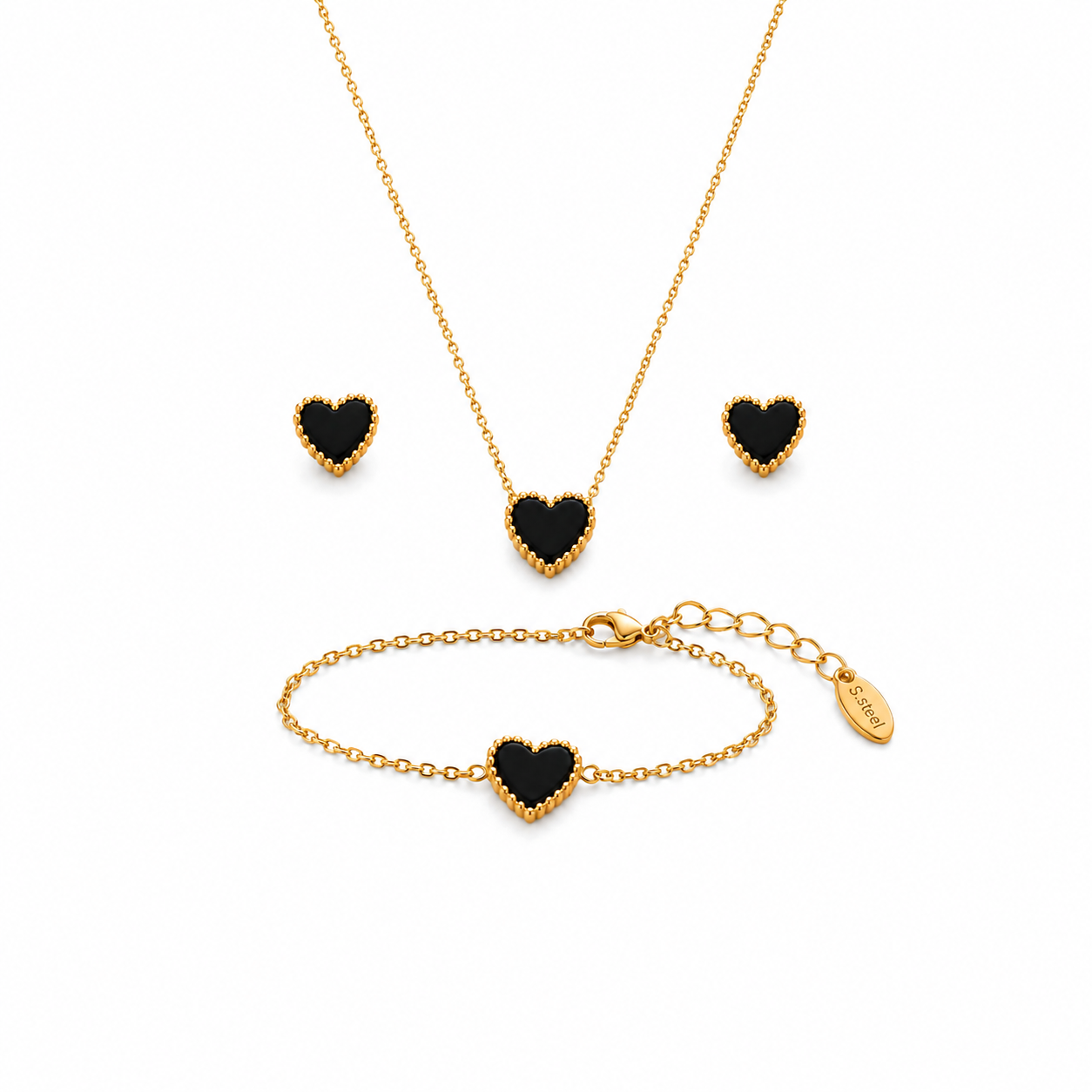 Pansy Set- 18k vergoldet