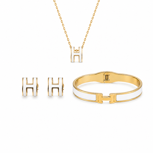 Iris Set- 18k vergoldet