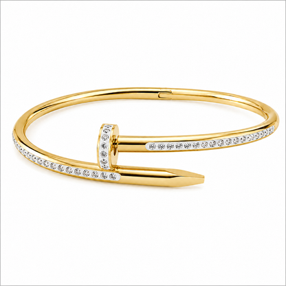 Flora Luxe Armreif/ 18k vergoldet