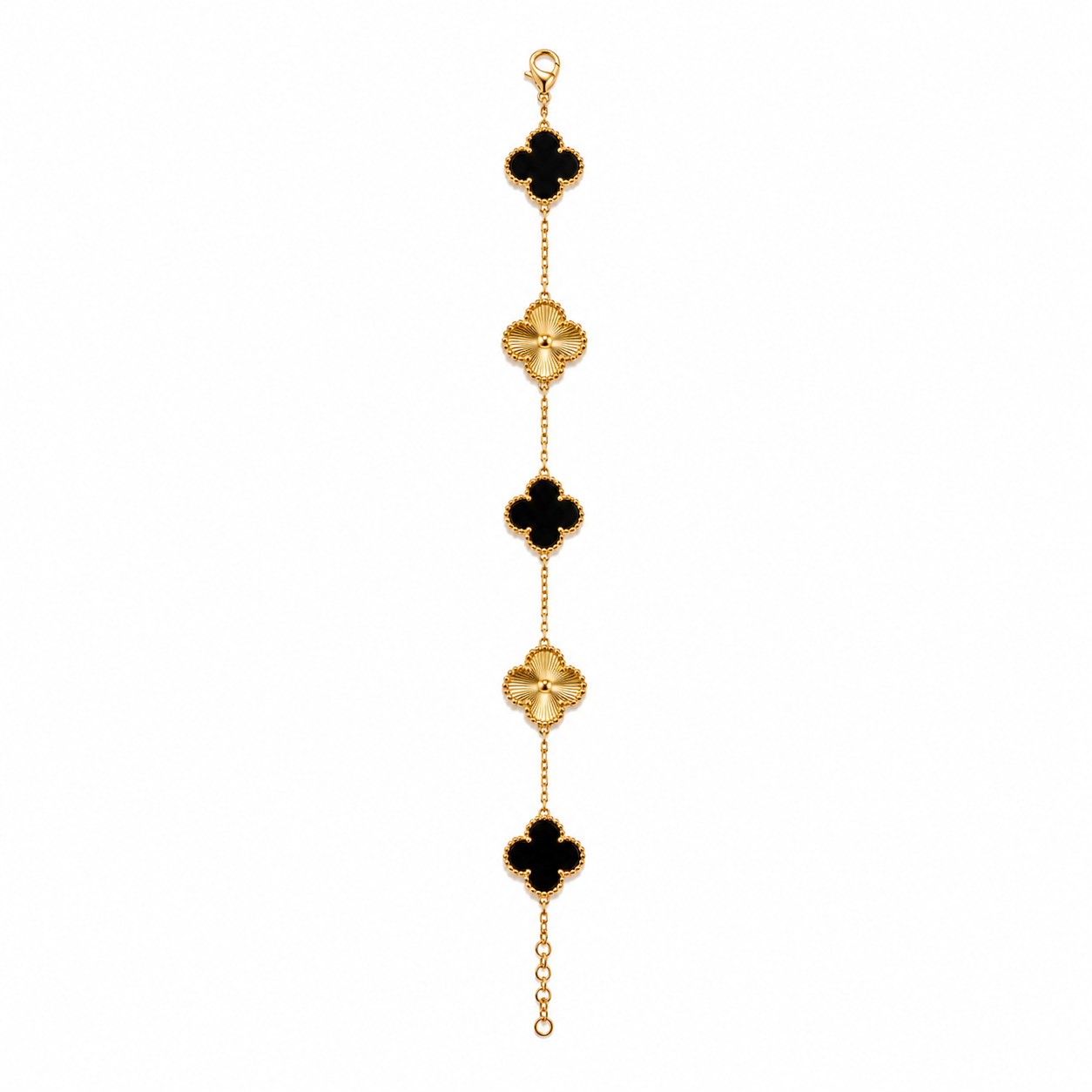 Clover Fiore Chain  – 18K vergoldet
