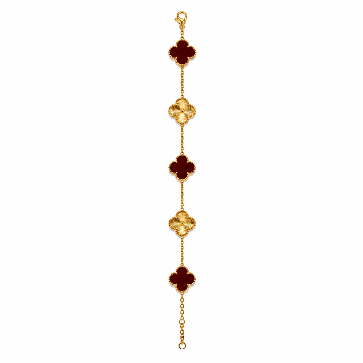 Clover Fiore Chain  – 18K vergoldet