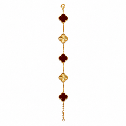 Clover Fiore Chain  – 18K vergoldet