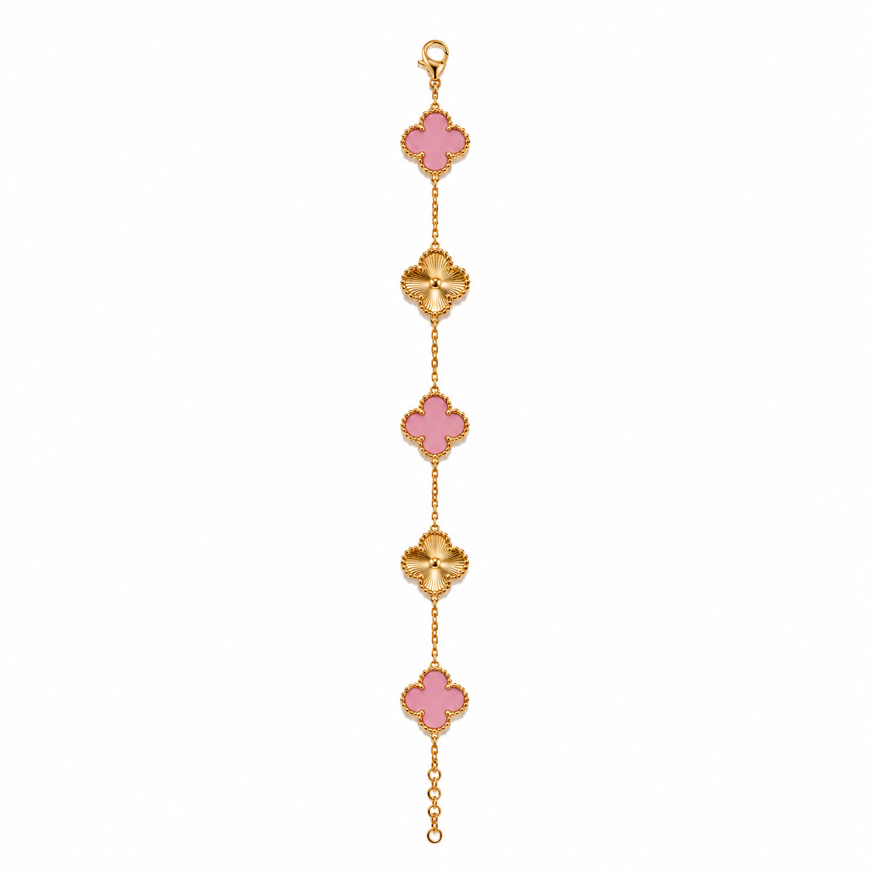 Clover Fiore Chain  – 18K vergoldet