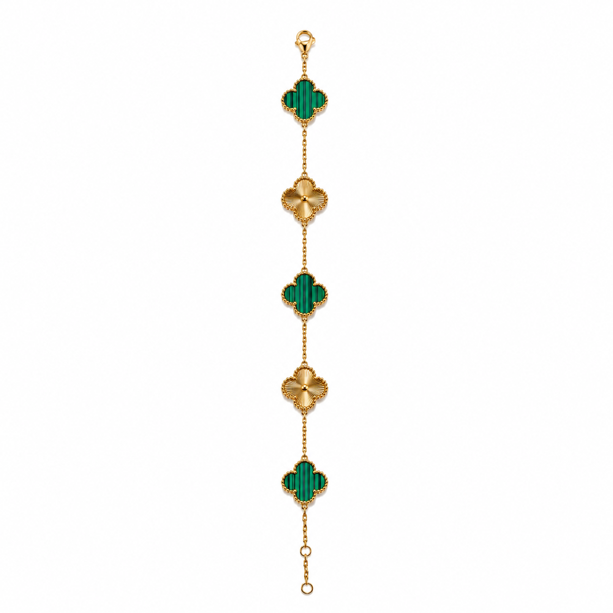 Clover Fiore Chain  – 18K vergoldet