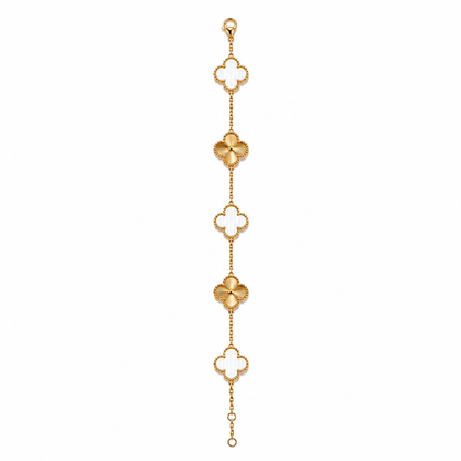 Clover Fiore Chain  – 18K vergoldet