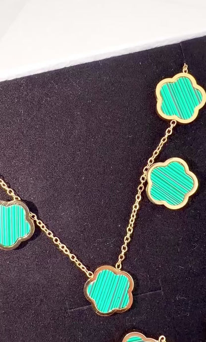 Tréfle Set -18k vergoldet