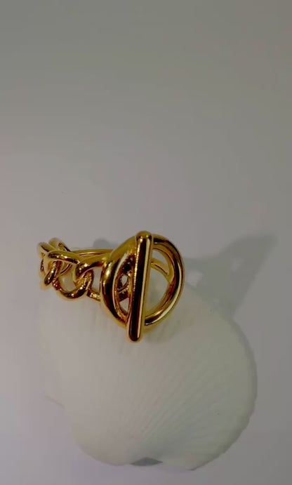 Camellia Ring/18k vergoldet