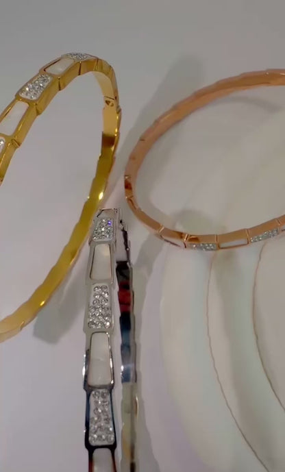 Magnolia Set- 18k vergoldet