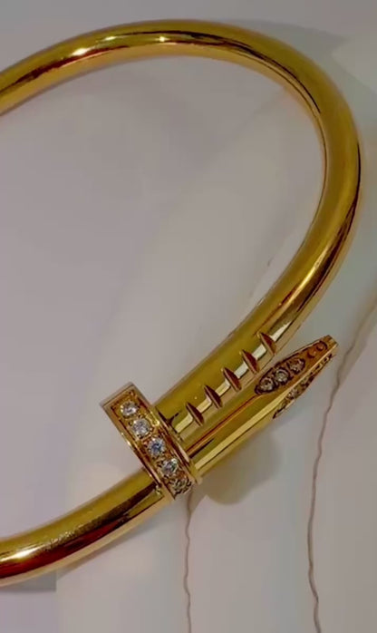 Flora Pure Armreif- 18k vergoldet