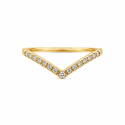 Victoria V-Ring – 18K vergoldet